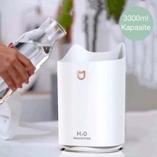 Ezere K7 Çift Sprey Ev Ofis Hava Nemlendirici Humidifier 3300 ml