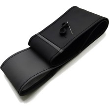 Gürler Oto Kılıf ve Aksesuar Audi A3 Direksiyon Kılıfı Dikmeli Iki Renkli Yüzüklü Gri-Siyah