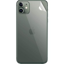 Arazon Apple iPhone 12 Arka Kırılmaz Ekran Koruyucu Nano Cam Filmi