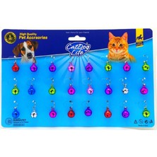 Doglife 202532-CAT&DOGLIFE Kedi ve Köpekler Için Renkli Zil 14MM