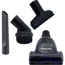 İcanpares Philips Uyumlu Triathlon 2000 MARATHON Fc 9205 Elektrikli Süpürge Turbolu Mini Başlık Seti