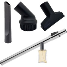 İcanpares Karaca Uyumlu Vantuz 5 Blue white Rosegold Elektrikli Süpürge Mini Başlık Seti Teleskopik Boru