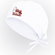 Tasarım Trend Hemşirelere Özel Tasarım Hastane Cerrahi Bonesi Beyaz