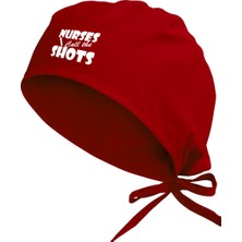 Tasarım Trend Nurses Cerrahi Bone | Özel Tasarım Hemşire Bonesi | Cerrahi Bone Kırmızı