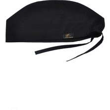 Tasarım Trend Siyah Bone Hastane Bonesi | Cerrahi Bone | Aşçı Şef Bonesi