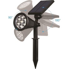 K2 KBA746 7W Yeşil Solar Kazıklı Çim Armatürü