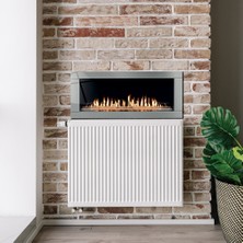 Decorita Petek Üstü Cam | Şömine Görünümlü | 50cm x 120cm