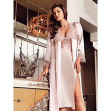 Perin 6 Lı Saten Güpürlü Gelin Çeyiz Seti 8060