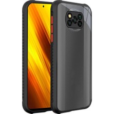 Microcase Xiaomi Poco X3 Pro Ball Serisi Darbeye Dayanıklı Köşe Korumalı Kılıf