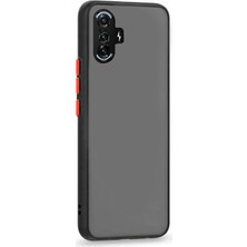 Microcase Xiaomi Redmi K40 Gaming London Serisi Darbeye Dayanıklı Kılıf - Buzlu Siyah
