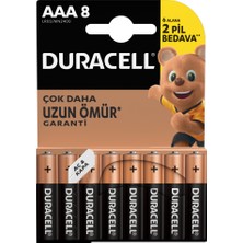 Duracell Alkalin Aaa Ince Kalem Piller 8’li