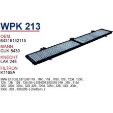 Wunder Wpk 213 Bmw 1 Serie - 3 Serie E90 (Karbonlu) 64319142115 Polen Filtresi