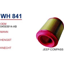 Wunder Wh 841 Jeep Compass Hava Filtresi 04593914-AB Hava Filtresi