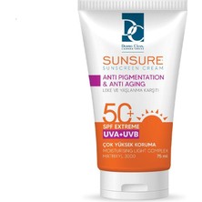 Sunsure Lekeli Cilt Güneş Kremi Serisi 75 ml