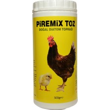 Piremix PİR-500 Tavuk Biti Köpek Pire Etkisizleştiren Doğal Diatom Toprak 500 gr Di-Ar Ultra