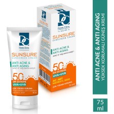 Sunsure Anti Akneli Cilt Güneş Kremi Serisi 75 ml