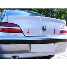 Fams Otomotiv  Peugeot 406 Krom Bagaj Alt Çıtası 1995-2004 Paslanmaz Çelik (Sedan)