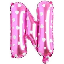 Eğlence Marketi 16 Inç Pembe Harf Balon N