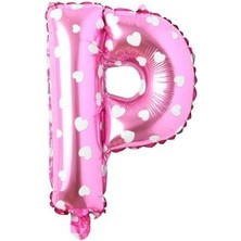 Eğlence Marketi 16 Inç Pembe Harf Balon P