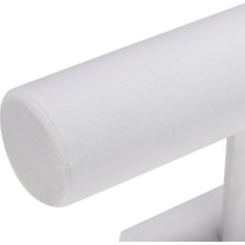 Fenteer T-Bar Takı Sert Ekran Standı Tutucu Raf Bilezik Bileklik Izle Beyaz (Yurt Dışından)