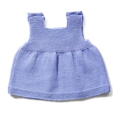 Orgaknits Baby El Örgüsü Mor ELBISE( Organik Pamuk)