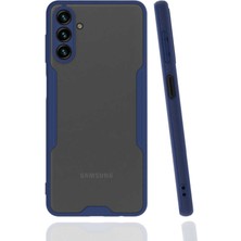 Kilifone - Galaxy A13 5g - Kılıf Kenarı Renkli Arkası Şeffaf Parfe Kapak