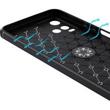 Case 4U Vivo Y32 Kılıf Autofocus Shockprof Ravel Yüzüklü Standlı Slikon Kapak Siyah