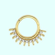 Sembol Gold Altın Halka Piercing Suyolu 14 Ayar