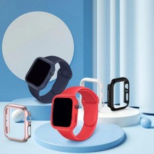 45MM Tampon Çerçeve Koruyucu Kılıf Su Geçirmez Iwatch Serisi 7 Çocuk Yetişkinler Için Derin Mavi