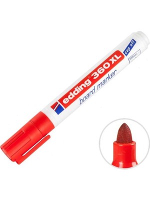 Edding Edding Tahta Kalemi Yuvarlak Uçlu 1.5-3mm Kırmızı 360 Xl