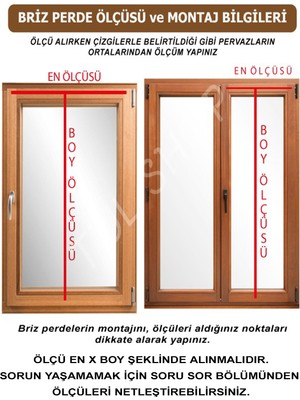 Ev İhtiyaçlarim Briz Çubuklu Ultra Büzgülü Düz ve Spor Desenli Tül Perde Kapı & Pencerelere Uygun 2 Adet Briz Çubuğu