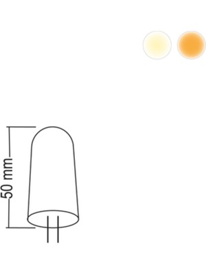7W G4 Duylu LED Ampul 6500K