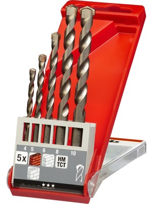 Kwb 49038500 Beton Matkap Uç Seti 5 Parça  4-10 mm