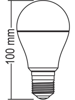 Forlife 9W E27 Döküm 12-24V LED Ampul Beyaz