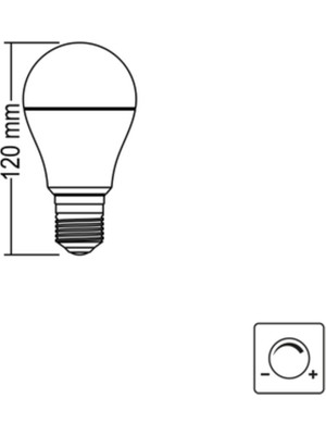 Forlife 12W Dimli E27 LED Ampul Günışığı 3200K