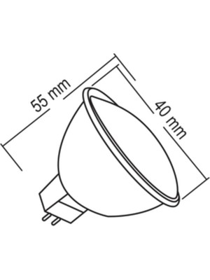 Forlife 7W 12 Volt MR16 LED Ampul Günışığı