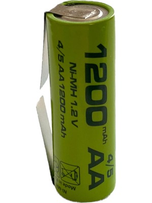Micron 1.2V 4/5 Aa 1200 Mah Şarjlı Diş Fırçası Pili