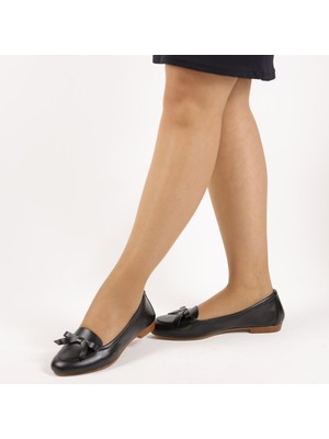 Twoegoist Kadın Hakiki Deri Günlük Ayakkabı / Babet