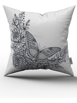 Cango Home Çift Tarafı Baskılı Özel Tasarım Yastık Kırlent Kılıfı 802-Ct