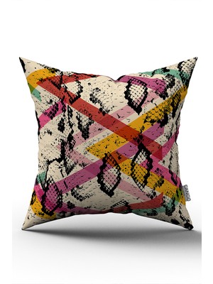 Cango Home Çift Tarafı Baskılı Dijital Baskı Kırlent Yastık Kılıfı 367-Ct