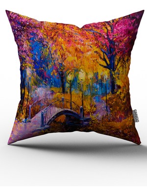 Cango Home Çift Tarafı Baskılı Özel Tasarım Yastık Kırlent Kılıfı 737-Ct