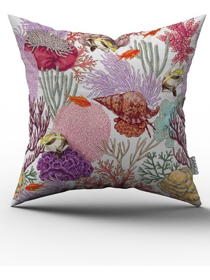 Cango Home Çift Tarafı Baskılı Özel Tasarım Yastık Kırlent Kılıfı 765-Ct