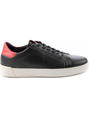 Bambi Siyah Leather Erkek Sneaker E011200003