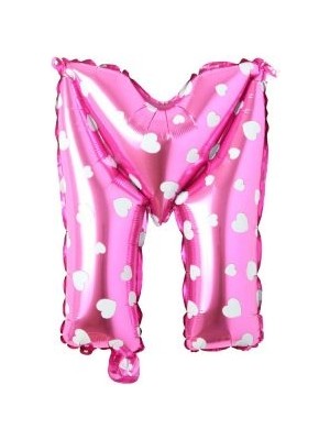 Eğlence Marketi 16 Inç Pembe Harf Balon M