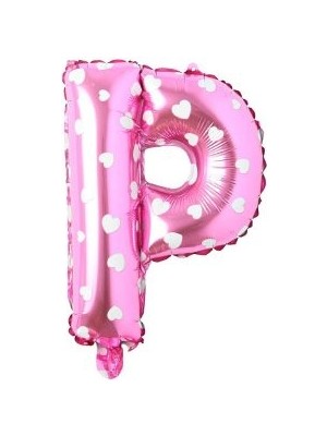 Eğlence Marketi 16 Inç Pembe Harf Balon P