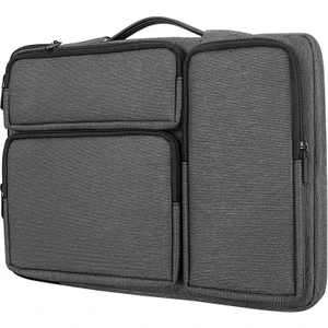 El Laptop Çantası Kılıf Notebook Kol Kılıfı Aksesuarları-Gri-15.6'' (Yurt Dışından)