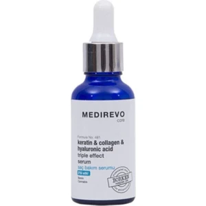 Keratin, Kollajen, Hyaluronik Asit & Borken Complex 124 Içeren Saç Bakım Serumu 30 ml