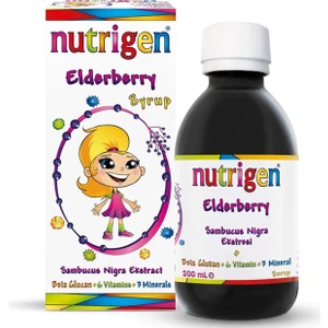 Elderberry Kara Mürver + Beta-Glukan + Bal Şurup 200 ml