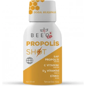 Bee'o Up Propolis Çinko+D3+C Shot 50 ml