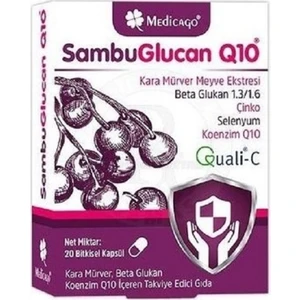Medicago Sambuglucan Q10 20 Kapsül